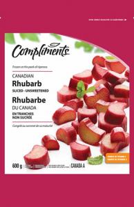 IQF Conventionnal Rhubarb